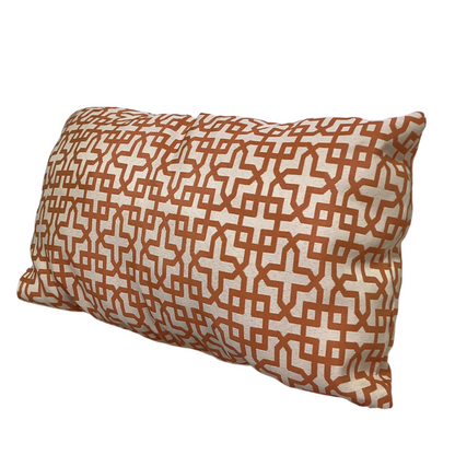 Outdoor Muted Tangerine Accent Pillow