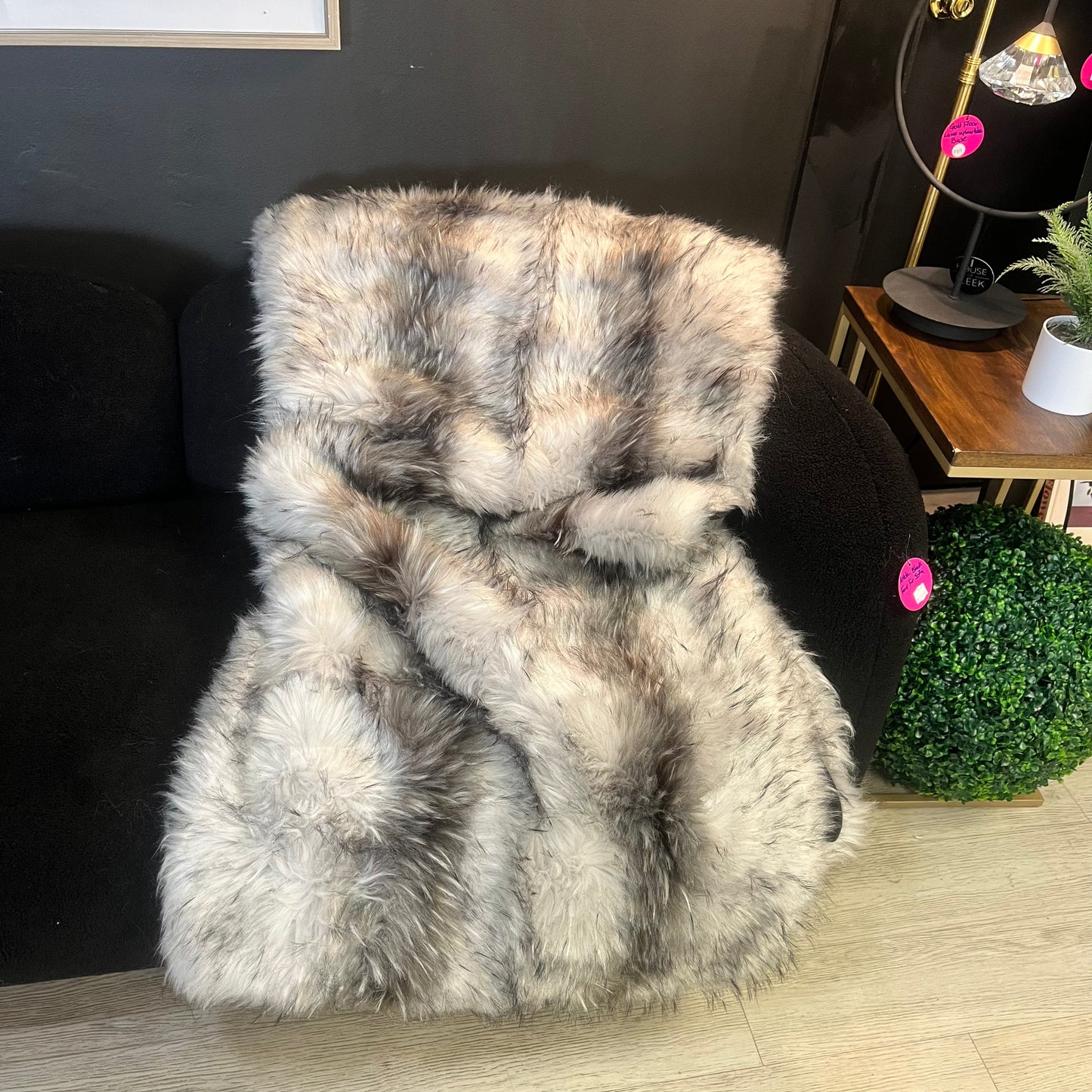 Silver Chinchilla Faux Fur