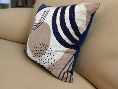 Blue & Wheat Pillow -Open Box-