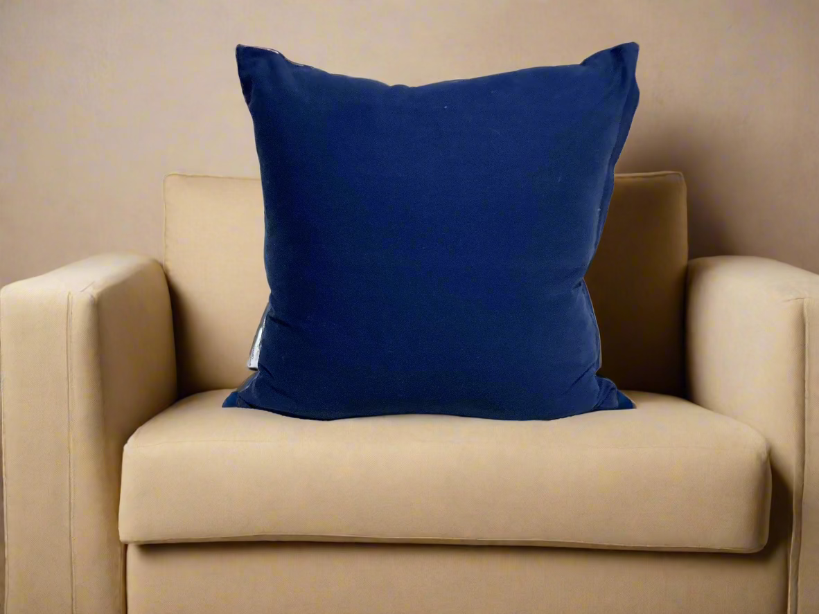 Blue & Wheat Pillow -Open Box-