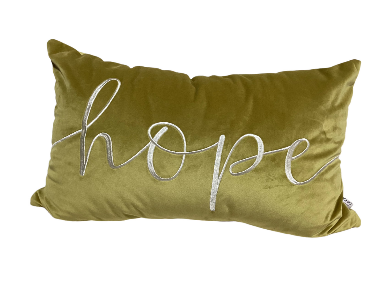 Gold “hope” Pillow -Open Box-