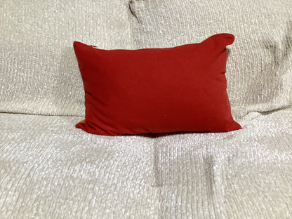Red & Orange Accent Pillow -Open Box
