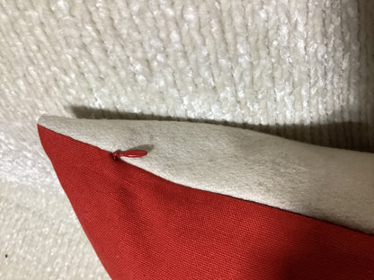 Red & Orange Accent Pillow -Open Box