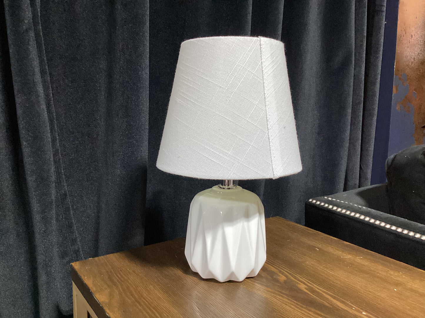 Small White lamp 12” -open box-