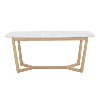 Modern Marble Dining Table - 70.5"