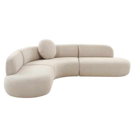 Broohah Beige Linen Sectional