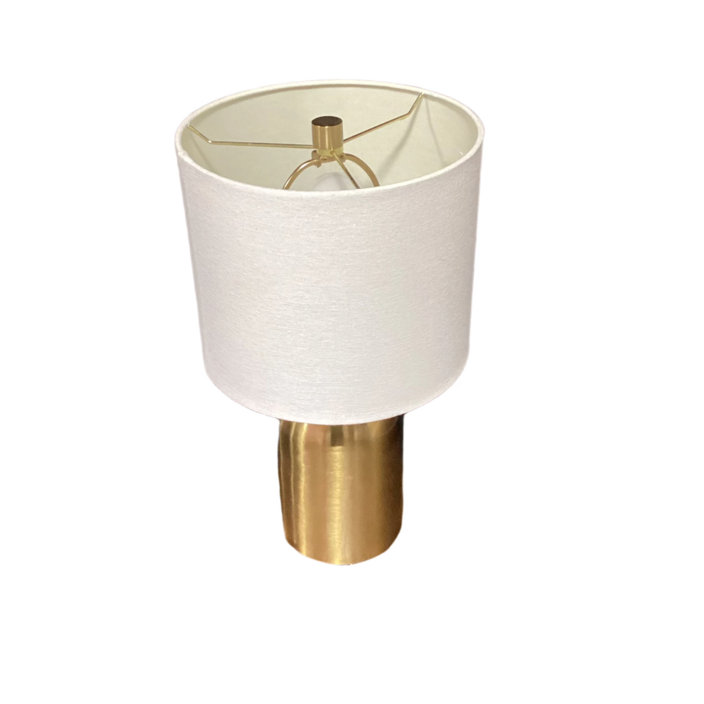 Gold 17” table lamp(set of 2) Open Box