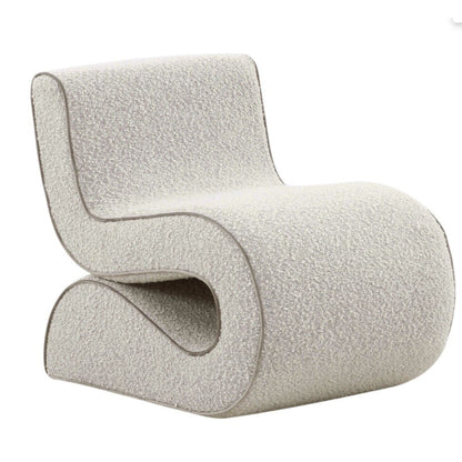 Senna Speckled Grey Boucle Accent Chair
