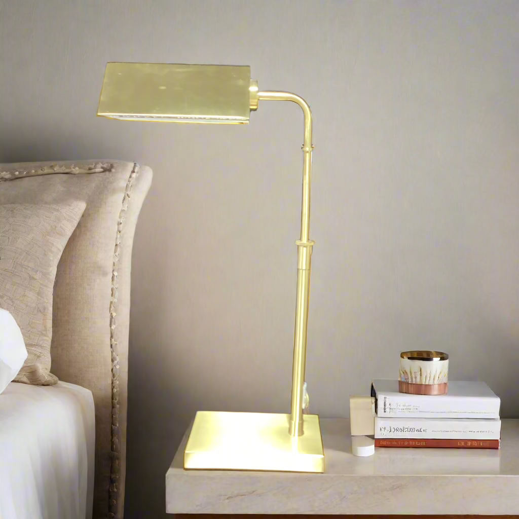 Adjustable Gold Table Lamp-Open Box