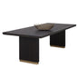 Kalla Dining Table - 96" - Charcoal