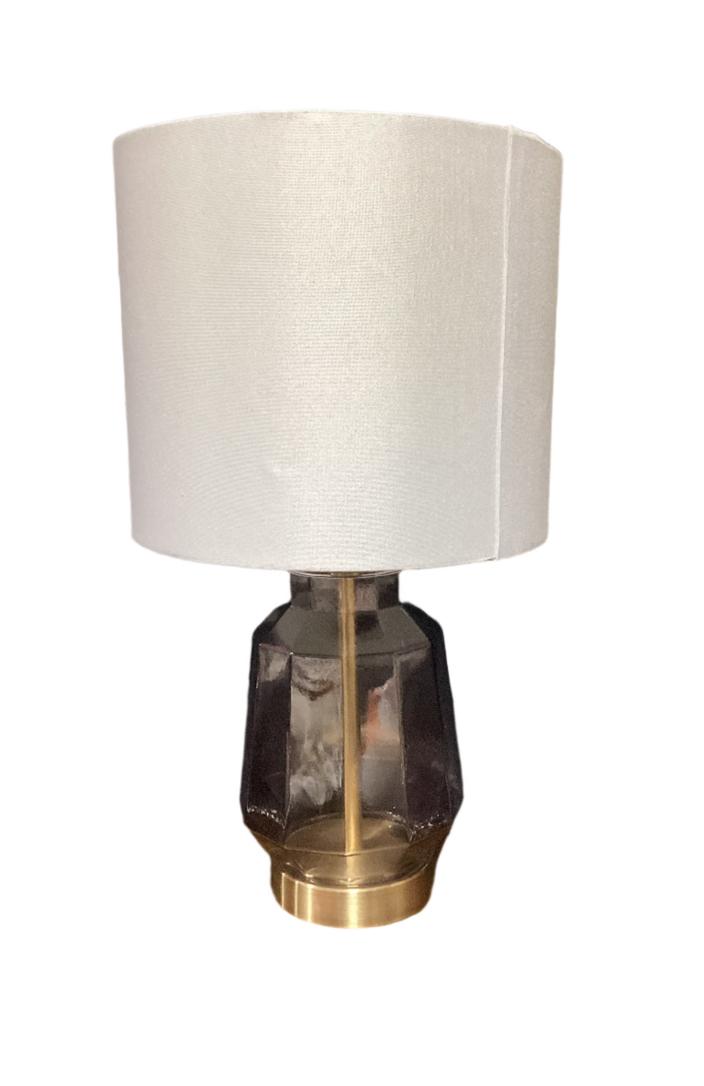 20” glass table lamp-Open Box