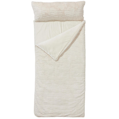 Ivory Faux Fur Sleeping