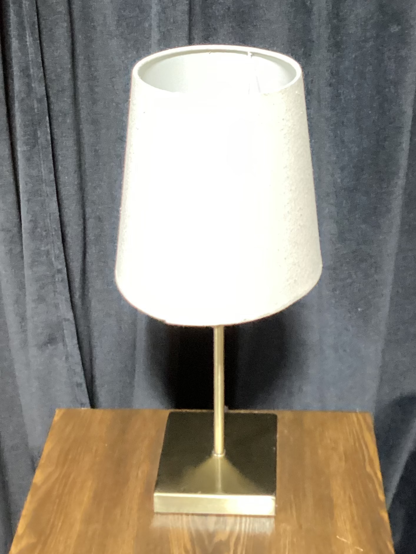 19” set of 2 gold lamp-Open Box