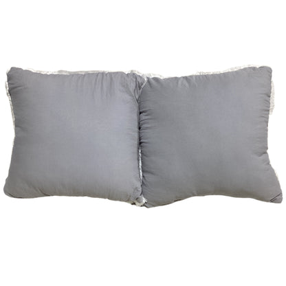 Grey 17”x17” Decorative Pillow-Set of 2