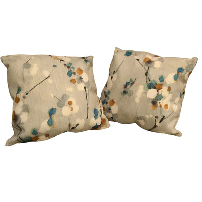 Watercolor Flower Pillows (Set of 2)