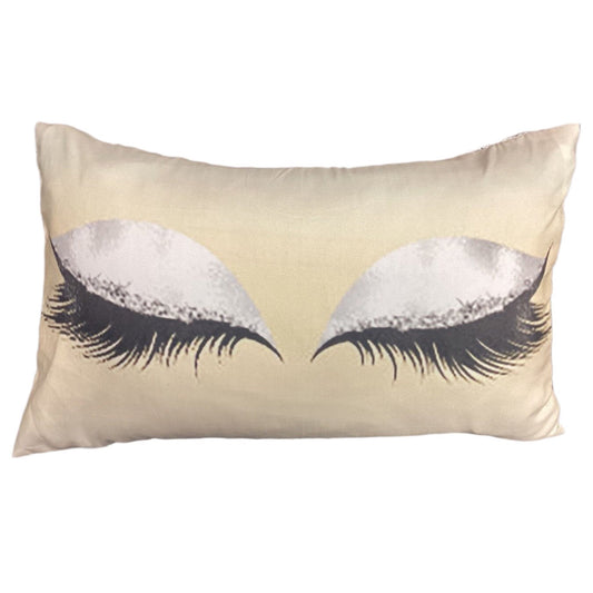 Eyelash Lumbar Pillow (12”x20”)