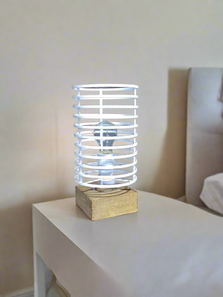 White lantern lamp-Open Box