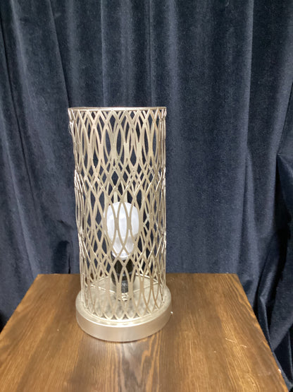 White & Gold lantern lamp