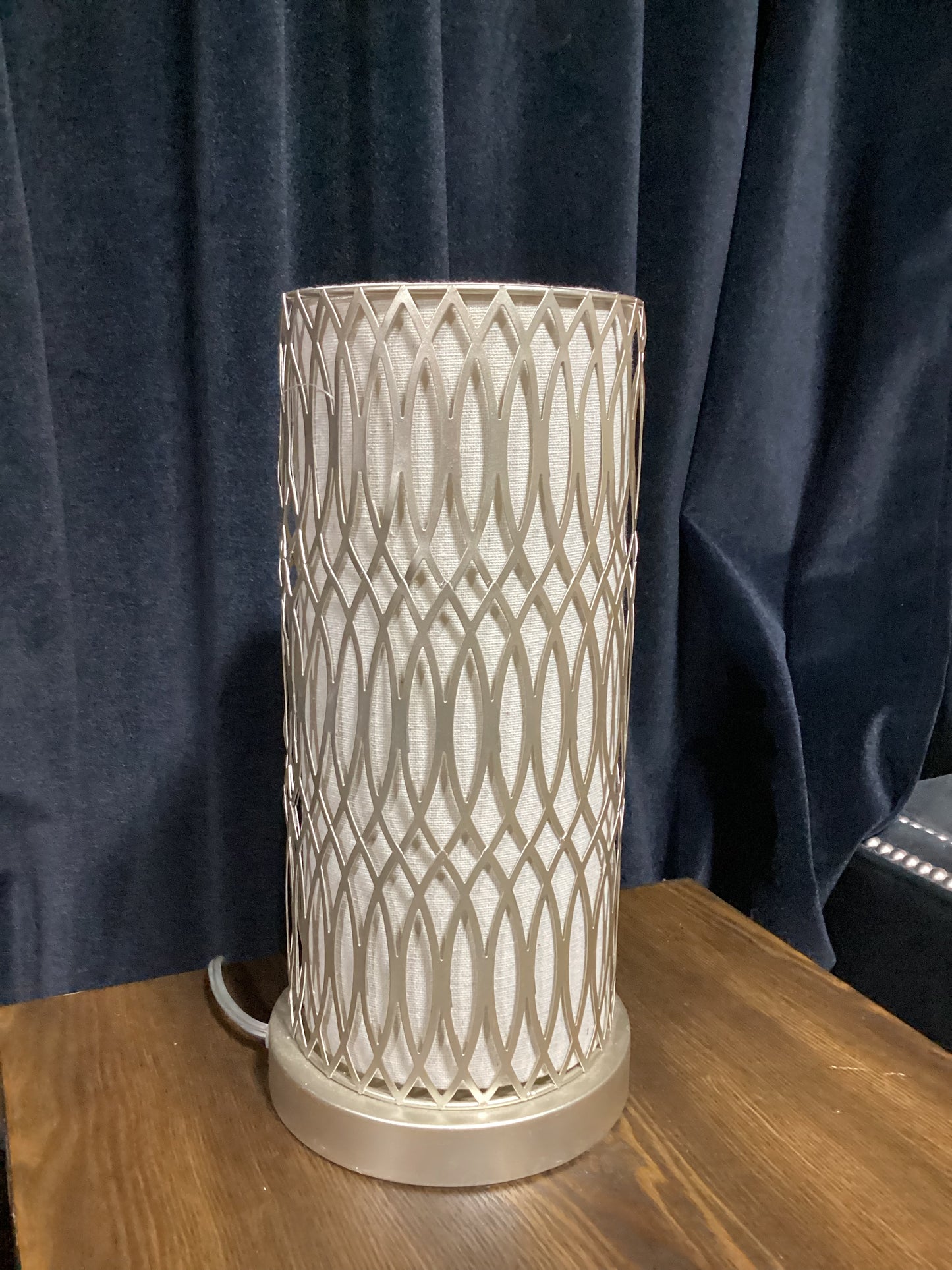 White & Gold lantern lamp