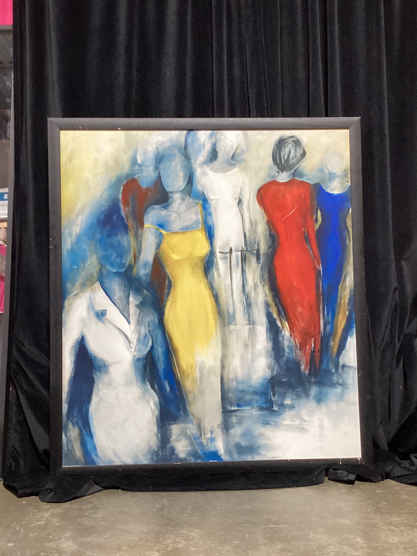 Six Women oil Painting-Open Box