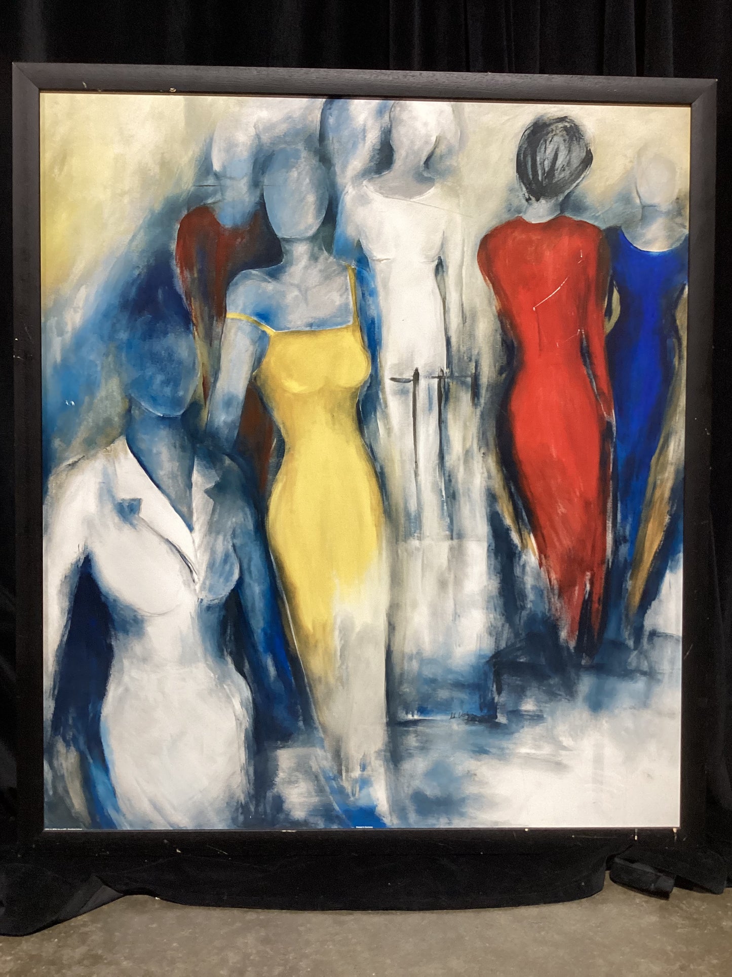 Six Women oil Painting-Open Box