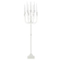 White Metal Taper 12 Slot Decorative Candelabra