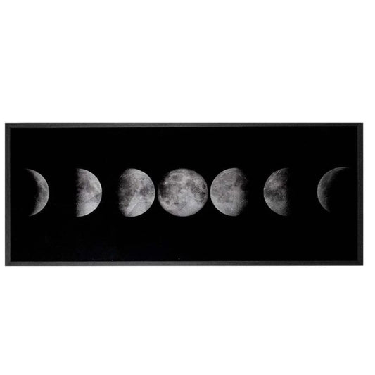 Moon Phases - 72" X 30" - Charcoal Frame