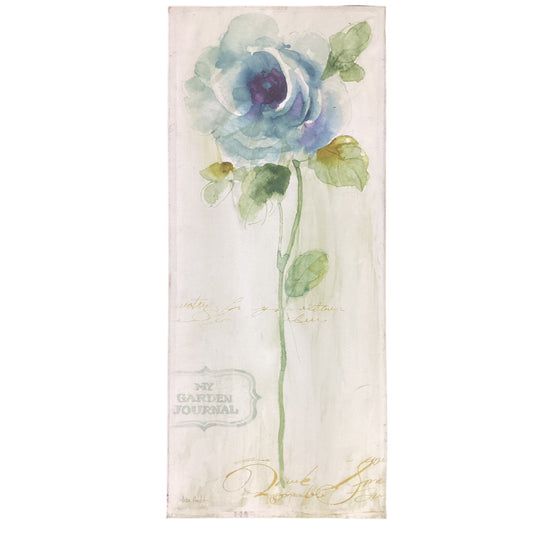 Rose Blue Watercolor