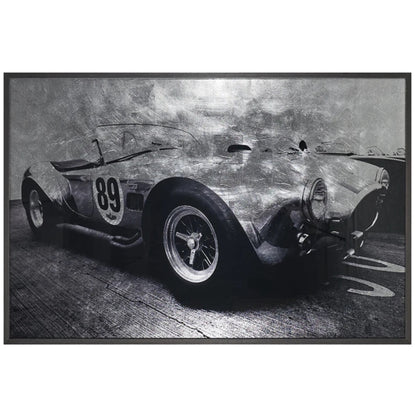 Vintage Cobra 427 Wall Art in Charcoal Frame - 72" X 48"