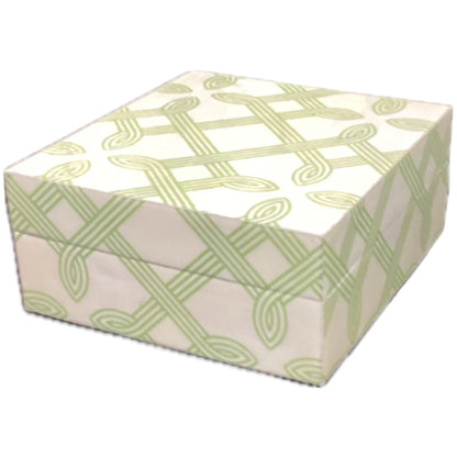 Green & White Vanity Box