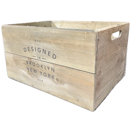 Rustic Wooden Basket