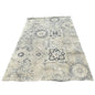 Neutral cream and navy rug (4' 10" x 7' 6")-OPEN BOX