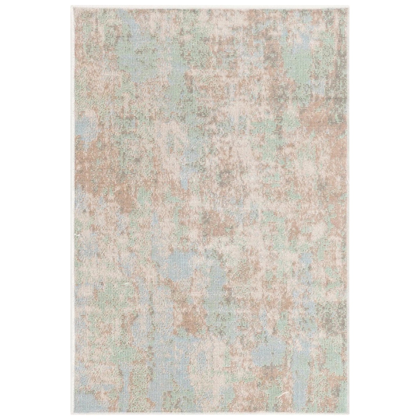 Teal Lotus Rug
