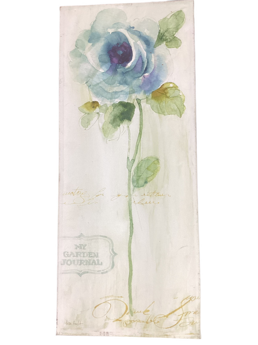 Rose Blue Watercolor