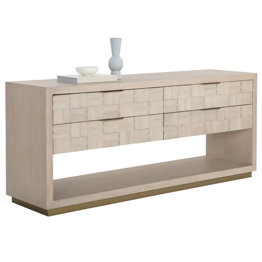 Akava Light Oak Dresser