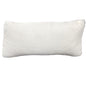 White Faux Fur Pillow, 12x20- OPEN BOX