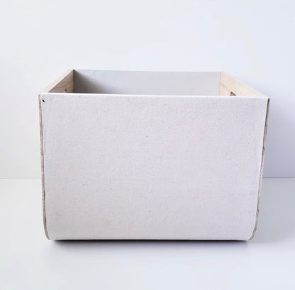 Wood Linen Bin-Open Box