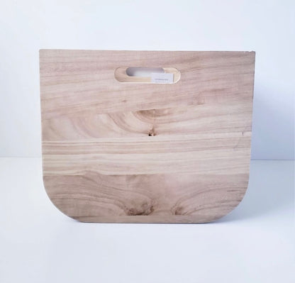 Wood Linen Bin-Open Box