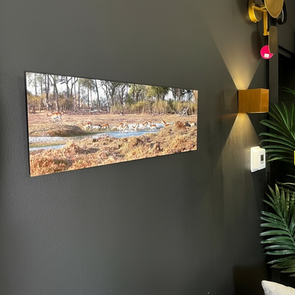 African Savannah Majesty: Metal Wall Art -OPEN BOX