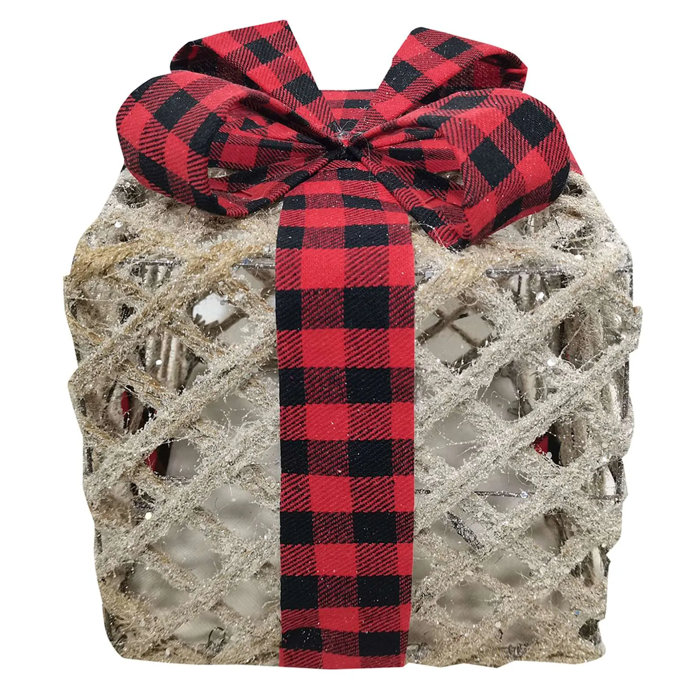 Rustic Plaid Gift Box Set of 3