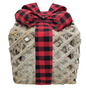 Rustic Plaid Gift Box Set of 3