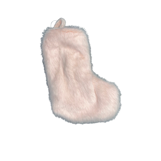 Faux Fur Christmas Stocking