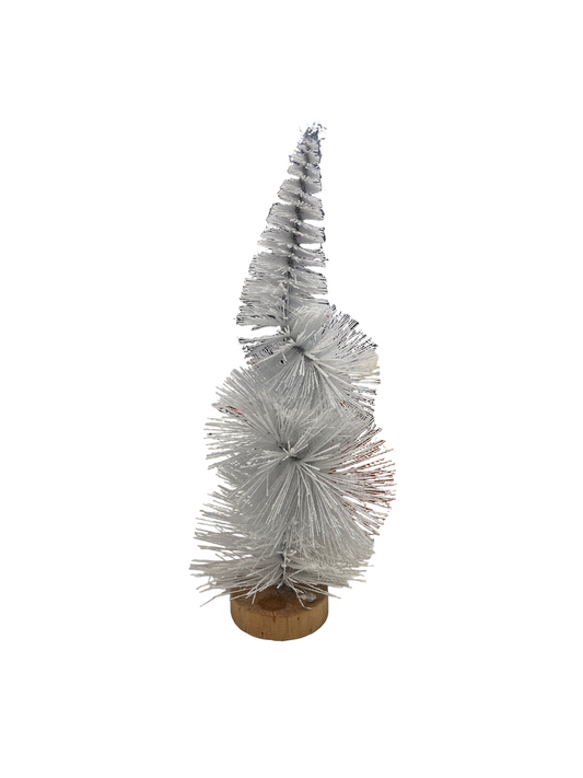 Mini White Xmas Tree (SET OF 2) *OPEN BOX