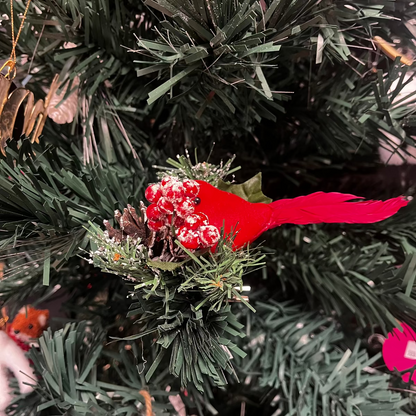 Red cardinal Christmas Tree Ornament *OPEN BOX