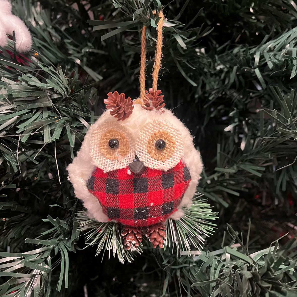 Christmas Owl Tree Ornament