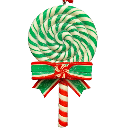 Lollipop Christmas ornament *OPEN BOX