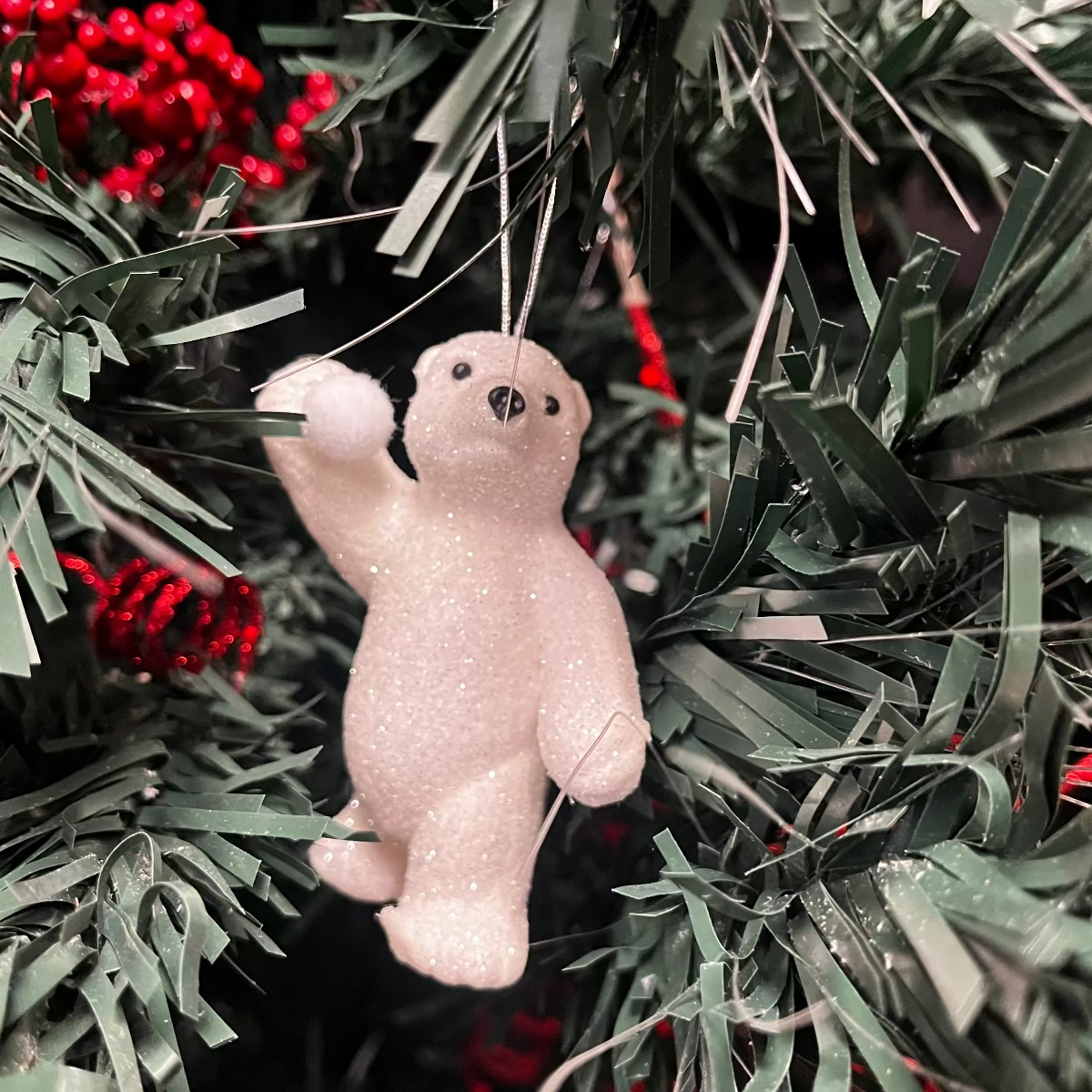 Polar Bear Christmas Ornament *OPEN BOX