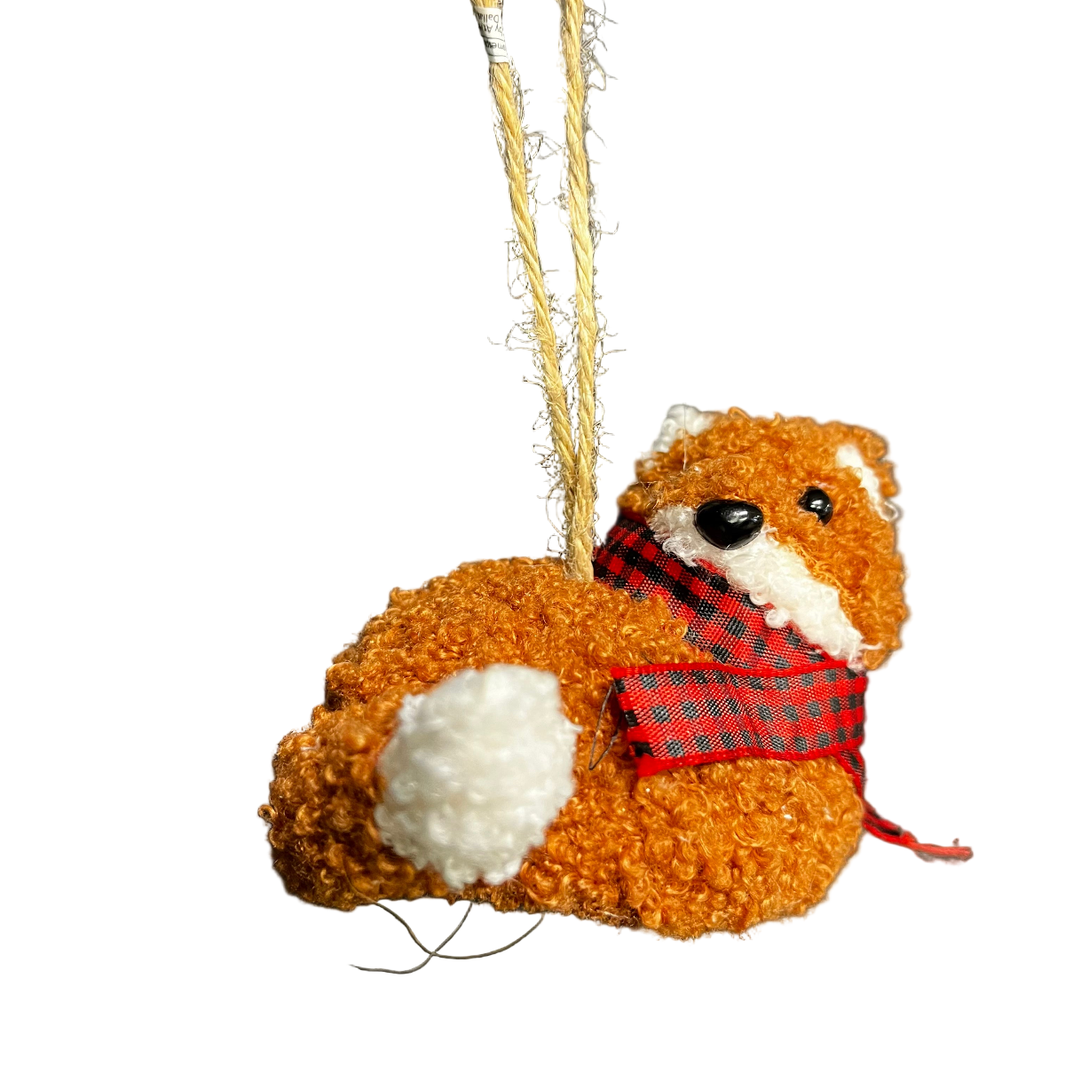 Pom Pom Fox Ornament *OPEN BOX