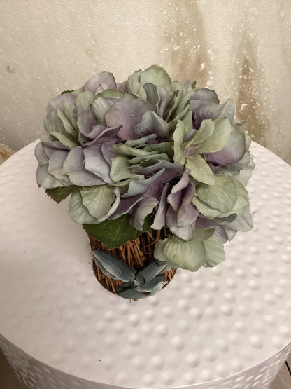 Faux Hydrangea Plant