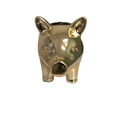 Golden Pig Table Decor